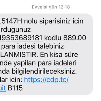 Yanlış İade Tutarı: Paramı Geri İstiyorum