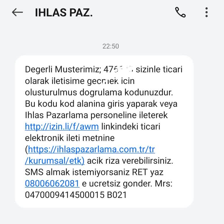 İzinsiz Mesaj Ve Kişisel Veri İhlali