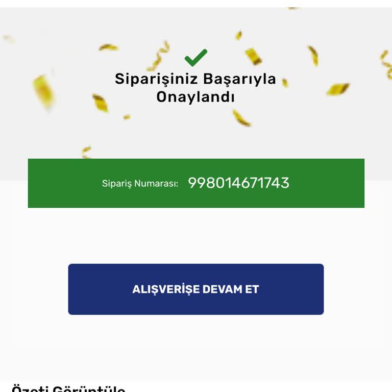 Fenerium Sipariş Takip Sorunu