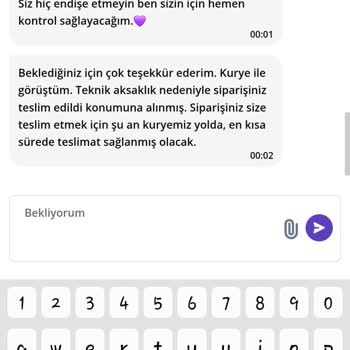 Teslim Edilmemiş Sipariş Ve İletişim Sorunu