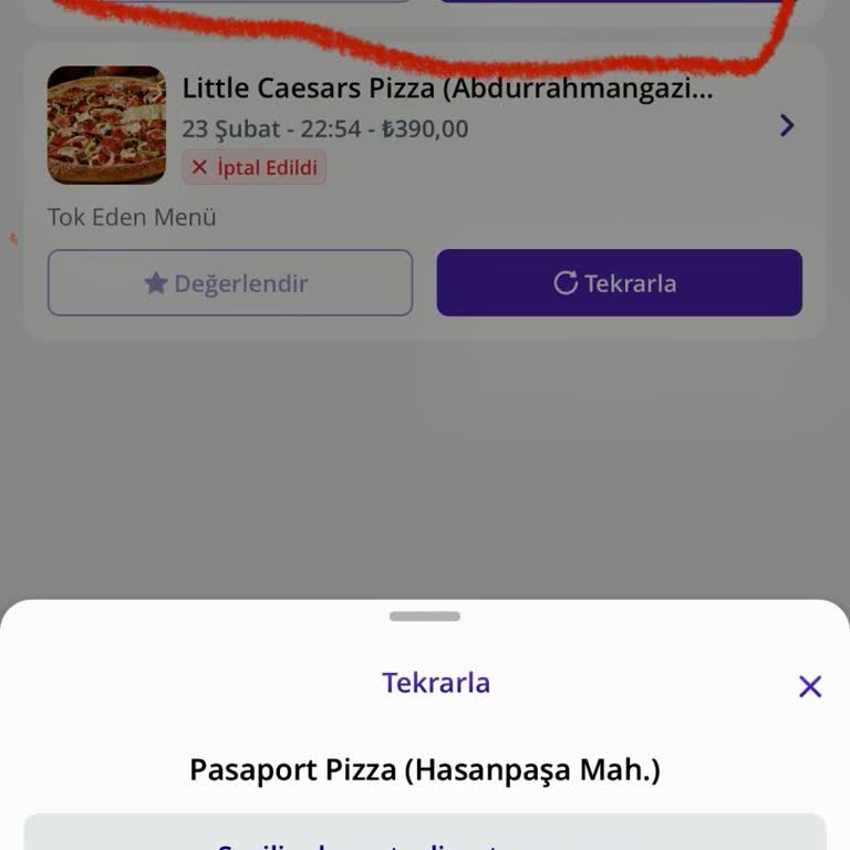 GetirYemek'ten Yanlış Adres Krizi: Yemediğimiz Pizzanın Parasını Ödedik!