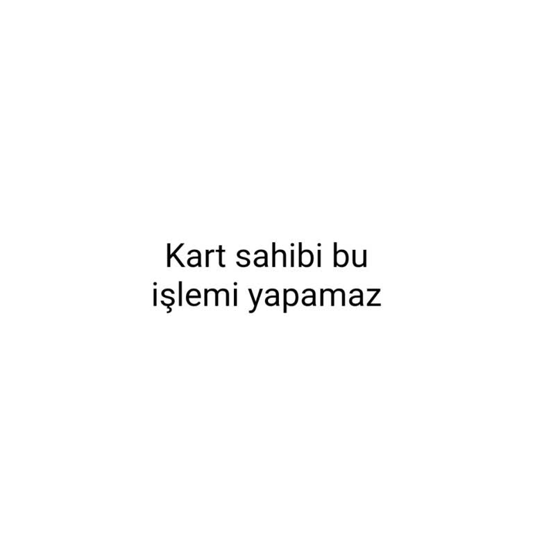 İninal Kart İle Gratis Alışverişlerinde Yaşanan Sorun
