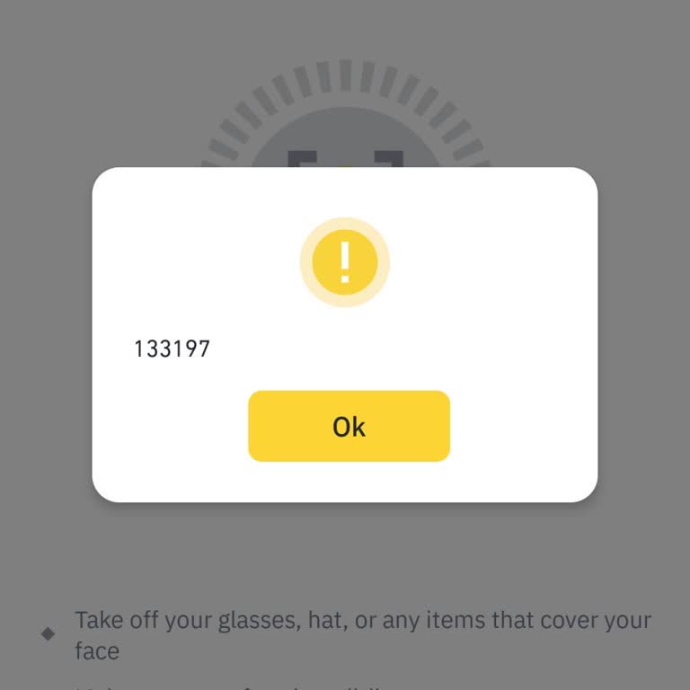 Binance Hesabımda Yüz Tanıma Hatası!