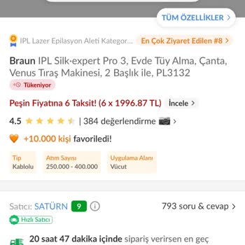 Braun IPL Silk-expert Pro 3 Aşırı Isınma Ve Yavaşlama Sorunu