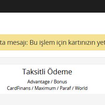 İninal Kartımla Sürekli Uyarı Alıyorum