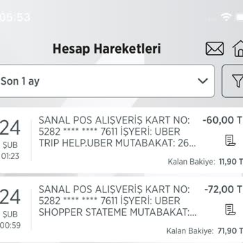 Kullanılmayan Yolculuk İçin Fazladan Ücret Alındı