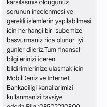 Denizbank'ta Bloke Sorunu Ve Acil Çözüm Beklentisi