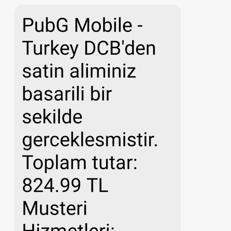İzinsiz PUBG Mobil Ödemesi