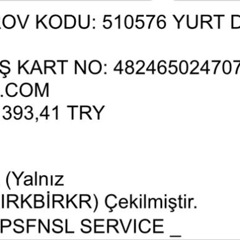 İzinsiz Kart Çekimi Şoku