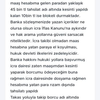 Halkbank'ın Yasa Dışı Kesintileri Ve Mağduriyetim