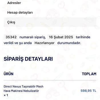 Sipariş Hazırlanma Sürecinde Uzun Bekleyiş