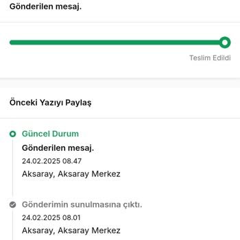 Kargo Teslimatında Bilgilendirme Eksikliği