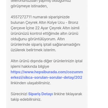 Hepsiburada'da İptal Edilemeyen Ürün Sorunu