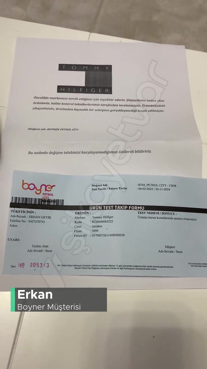 Boyner'den Aldığım Tommy Marka Ayakkabı Hemen Yırtıldı videonun kapak resmi
