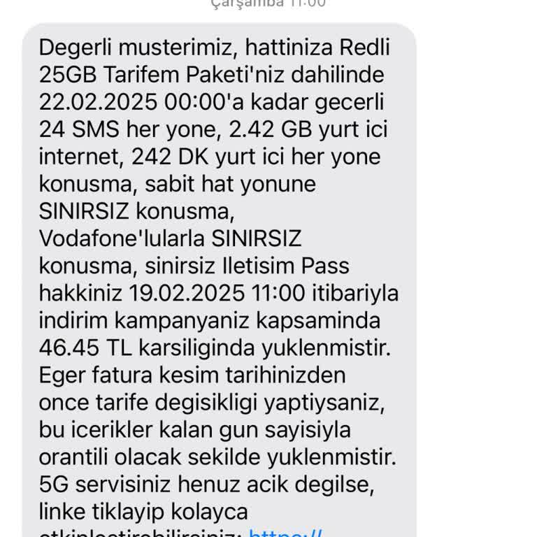 Vodafone'da Taahhüt Ve Fatura Sorunları