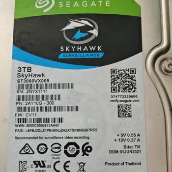 Seagate Harddisk Seri Numarası Sorunu
