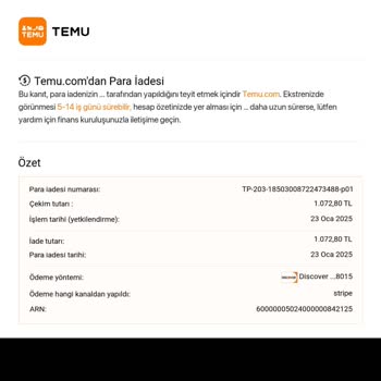 İptal Edilen Alışverişin İadesi Sorunu