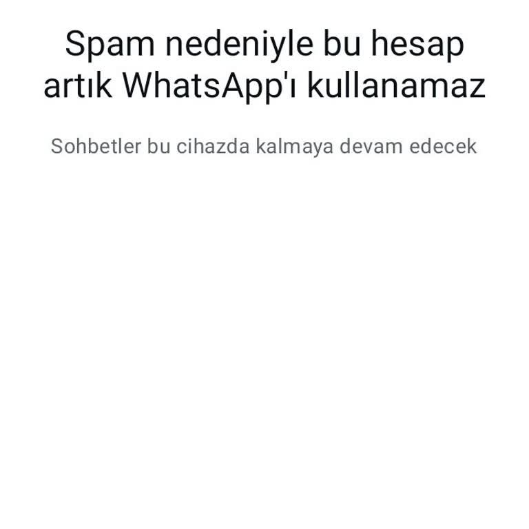 WhatsApp Hesabım Haksız Yere Engellendi