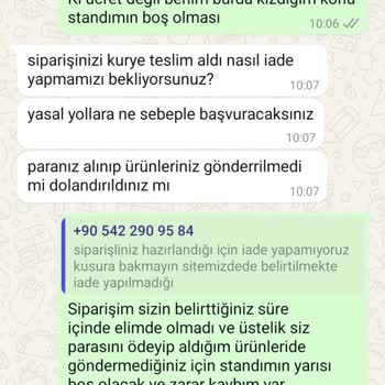 Söz Verilen Tarihte Gönderilmeyen Ürünler Ve Maddi Zarar