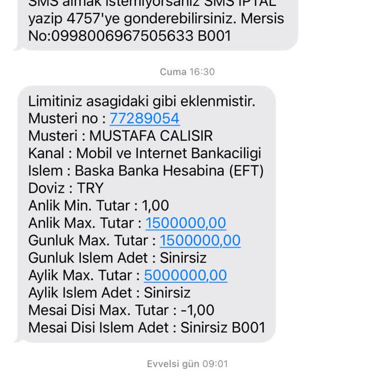 EFT Limiti Sorunu Ve İletişim Eksikliği