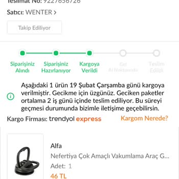 Trendyol Express İle Teslimat Sorunu