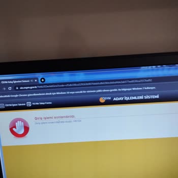 ÖSYM Başvuru Sistemindeki Hatalar