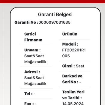 Garanti Kapsamında Olması Gereken Akıllı Saat İçin Ücret Talebi