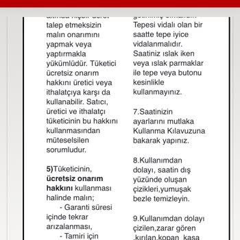 Garanti Kapsamında Olması Gereken Akıllı Saat İçin Ücret Talebi
