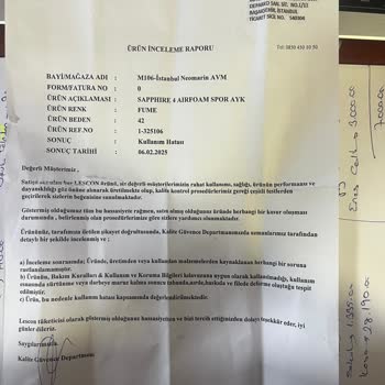 Ayakkabı Kalitesi Ve Değişim Talebi