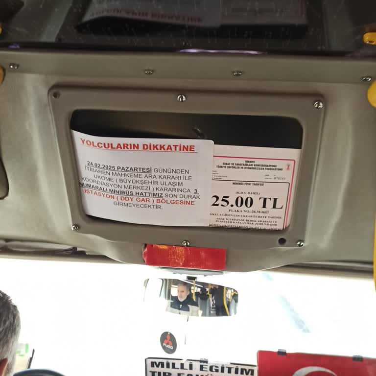 Minibüs Hattı Değişikliği Mağduriyeti