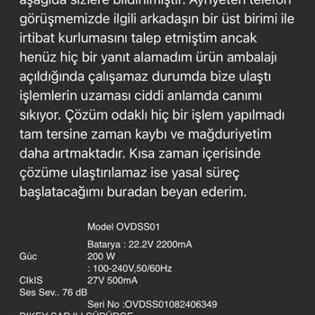 Arızalı Ürün Ve İlgisiz Hizmet