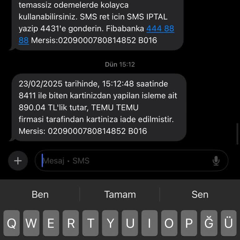 Fibabanka İade Sürecinde Müşteriyi Mağdur Ediyor