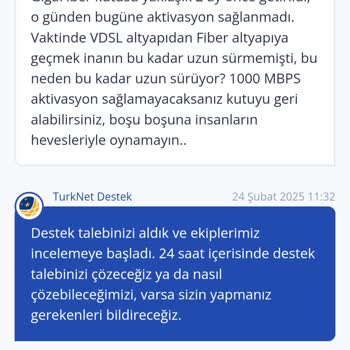 TurkNet Gigafiber Beklentisi: Bitmeyen Sabır Testi