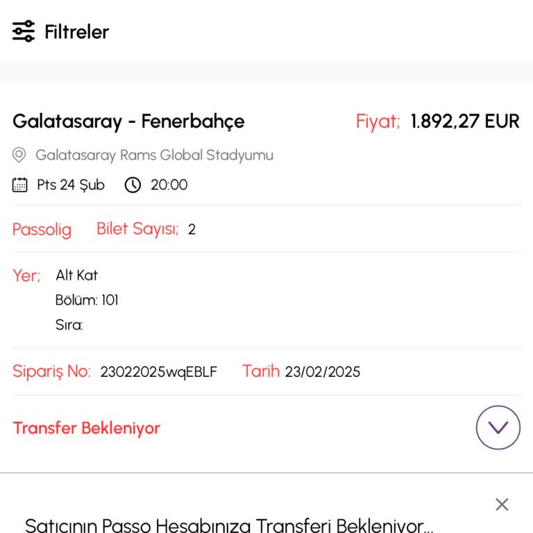 Eksik Bilet Sorunu