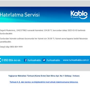 Fatura Ödeme Karışıklığı Ve Taahhüt Yenileme Sorunu