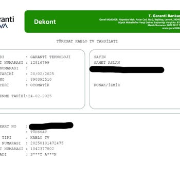 Fatura Ödeme Karışıklığı Ve Taahhüt Yenileme Sorunu