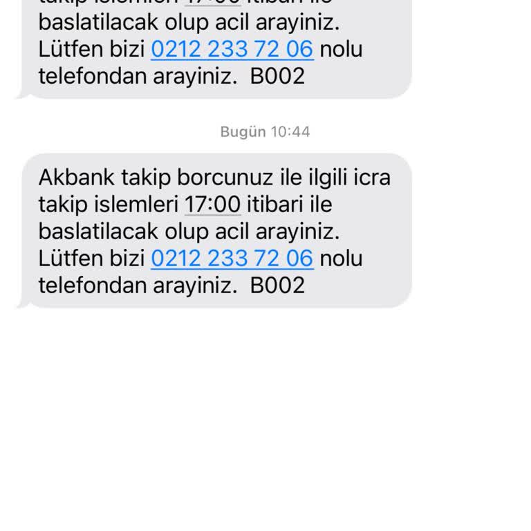 Akbank Borcunda İcra Tehdidi Ve Mühlet Talebi