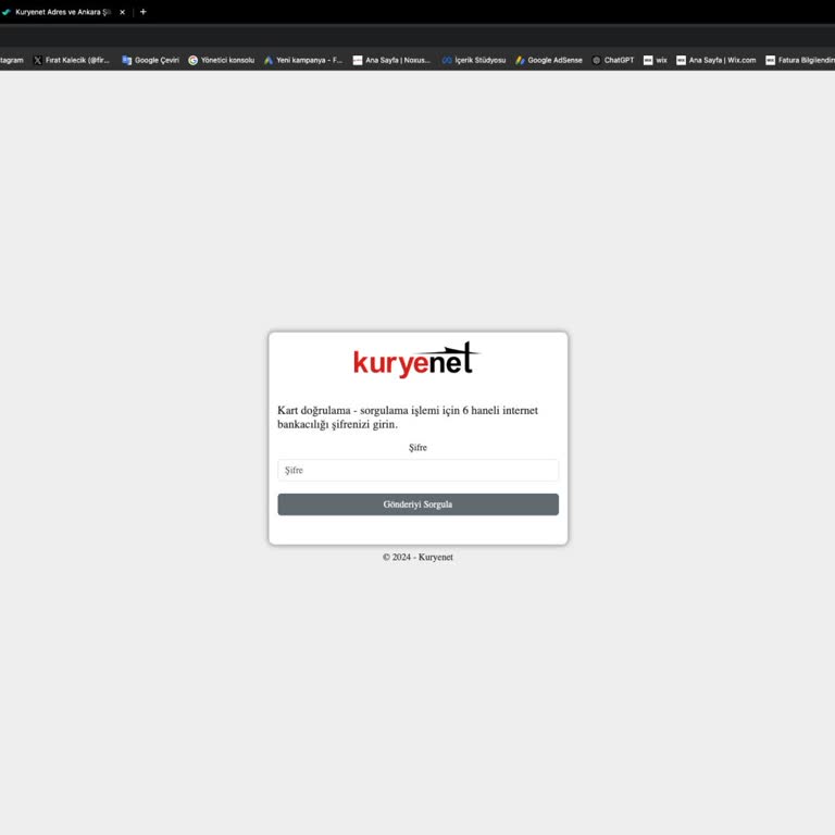 Kuryenet Kredi Kartımı Teslim Etmiyor Ve Güvenlik Riski Yaratıyor