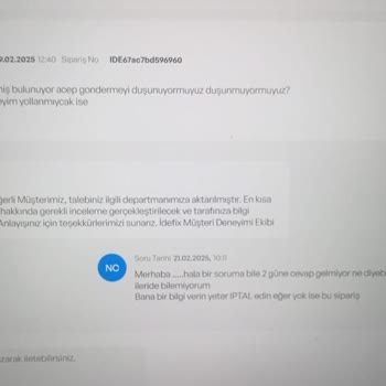 İletişim Sorunları Ve Geciken Sipariş: 2 Haftadır Bekleyen Vitaminler