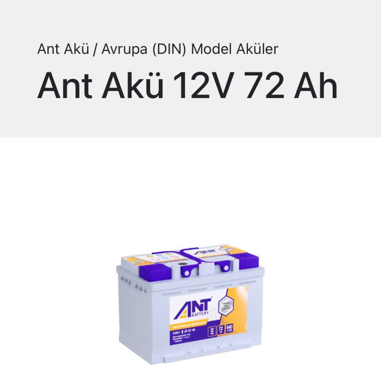 Ant Akü Garanti Belgesi Olmadan Hizmet Vermiyor