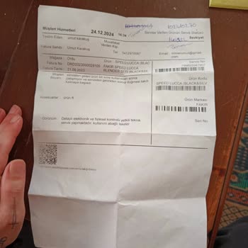 Fakir Blender Seti Üçüncü Kez Aynı Sorunla Karşılaştı