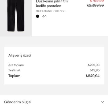 Mango Sipariş İptali Ve Yanıltıcı Bilgilendirme