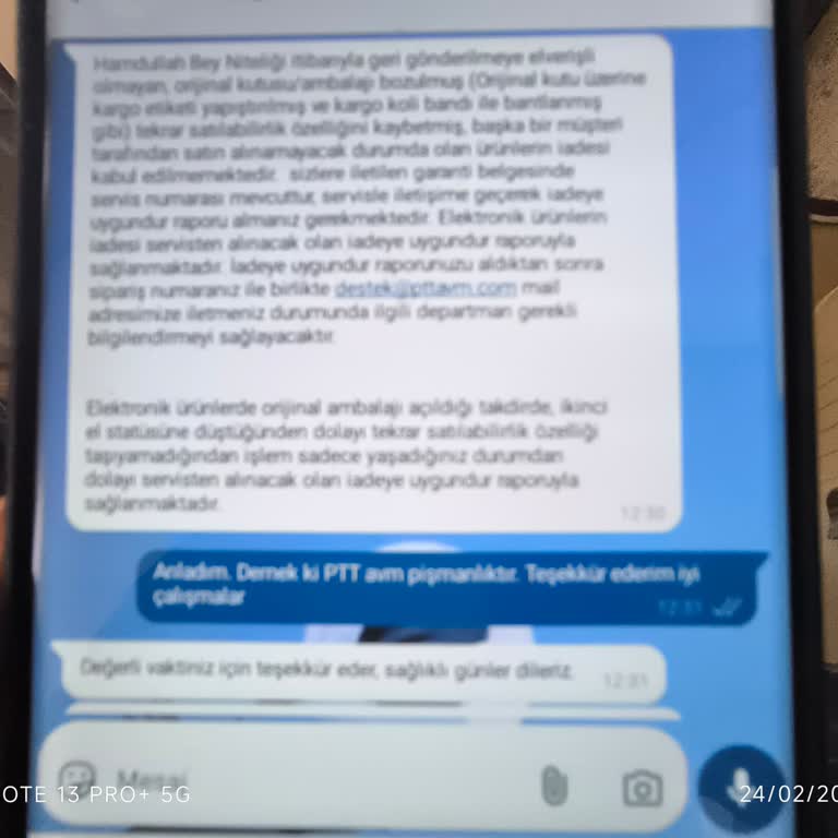 Epttavm'de Telefon İadesi Kabusu