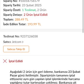 İade Tutarındaki Fark İçin Çözüm Bekliyorum