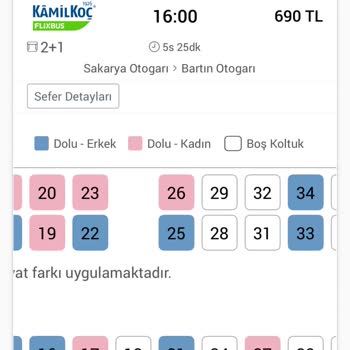Sistem Hatası Yüzünden Yanlış Koltuklar