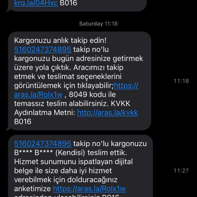 Teslim Edilmeyen Kargo Ve Yanıtsız Şikayet