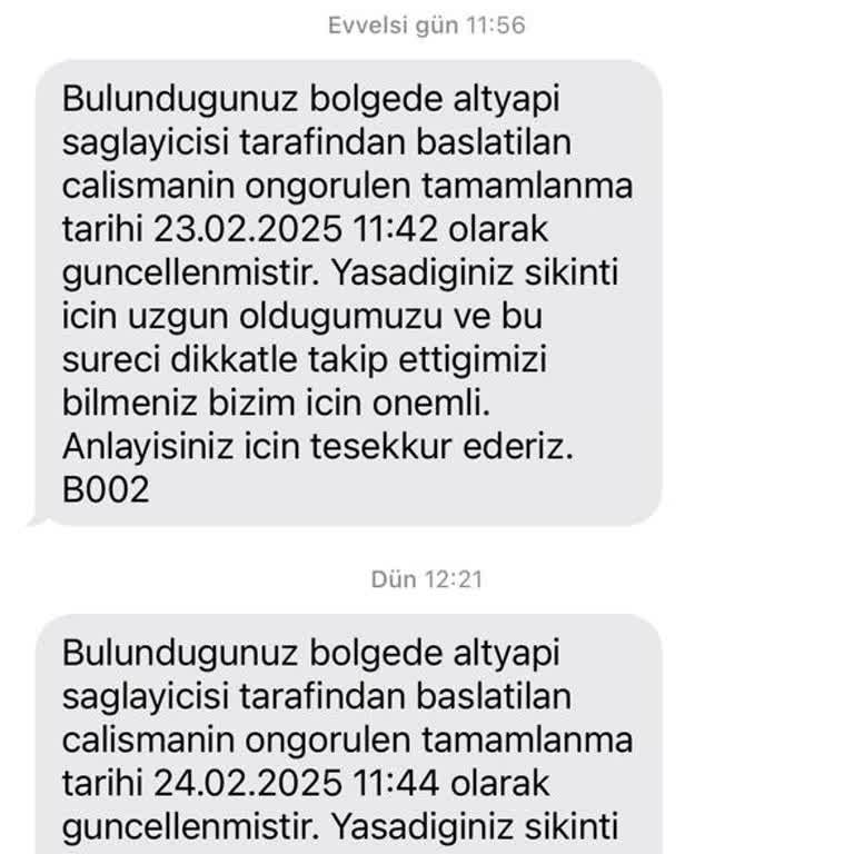 Ulaşılamayan Müşteri Hizmetleri Ve Çözüm Bulunmayan Altyapı Sorunu