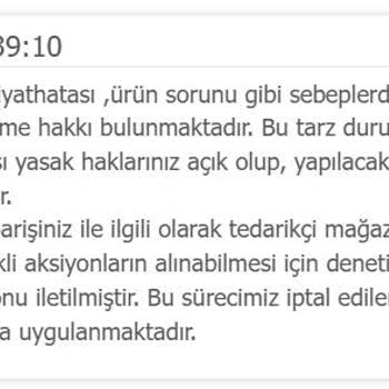 Stokta Olmayan Ürün İçin Sipariş İptali Ve Fiyat Artışı