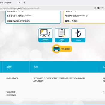 PTT Kargo'da Teslimat Gecikmesi Ve İletişim Sorunları
