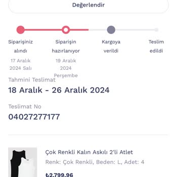 Siparişlerim İptal Edildi, Para İadesi Yapılmadı